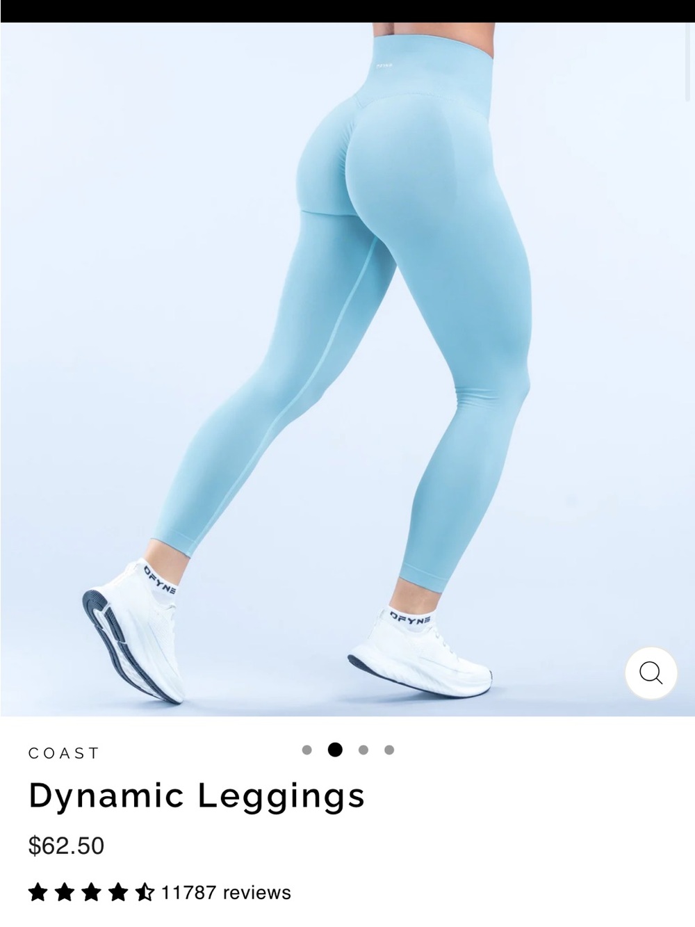 COAST Dynamic Leggings — Light Blue